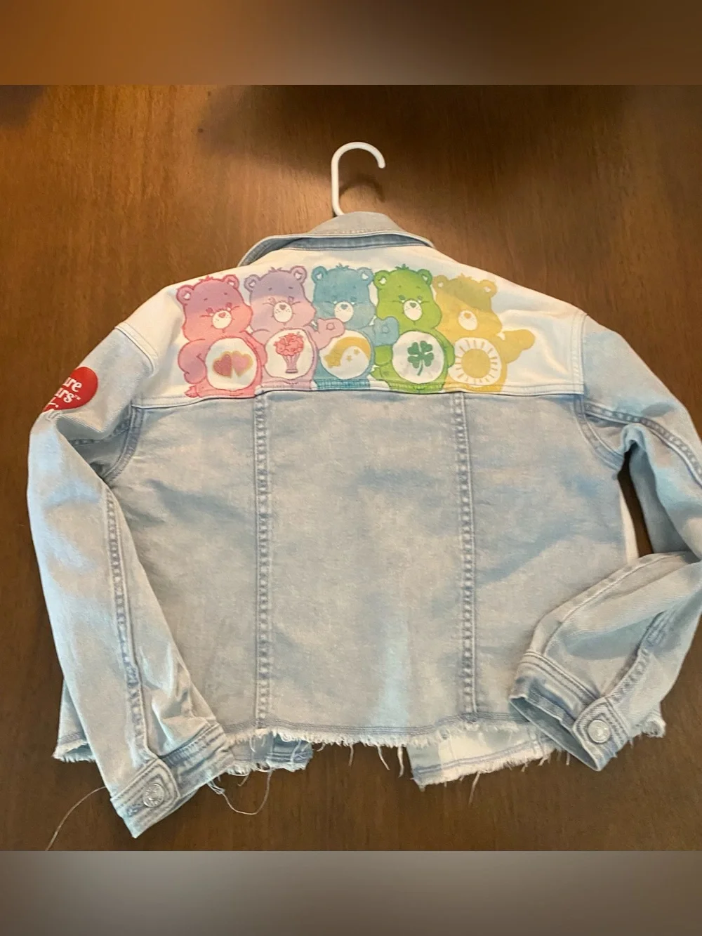 Justice Girls Care Bears Denim Jean Jacket